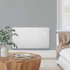 Heating Equipment Store 32 Moda Onyx Smart Electric Heater - White Glass 2000w