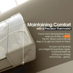 Haverland Designer RC Wave RC9W Electric Radiator - 1400w -Heating Equipment Store rc wave 0.5 1 1