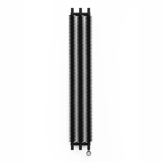 Terma Ribbon V E Vertical Designer Electric Radiator - Black 600w 3 Terma Ribbon V E Vertical Designer Electric Radiator - Black 600w