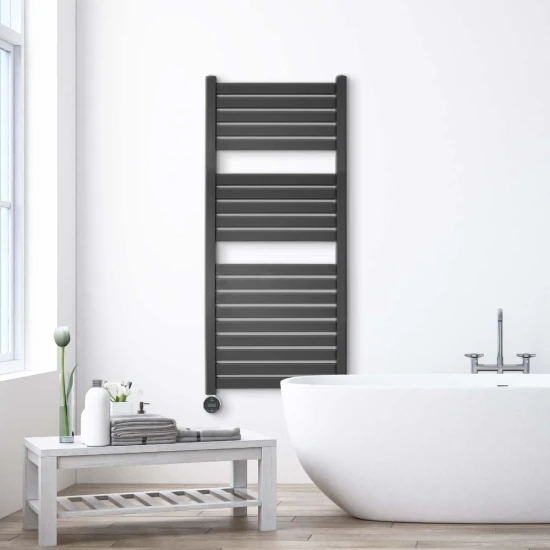 Ecostrad Scala IQ WiFi Electric Towel Rail - Anthracite 600w (500 X 1200mm) 5 Ecostrad Scala IQ WiFi Electric Towel Rail - Anthracite 600w (500 X 1200mm) - Image 3