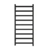 Terma Simple ONE Designer Electric Towel Rail - Black 400w (500 X 1080mm) -Heating Equipment Store simple one 1080x500 heban black stright on 1