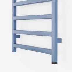 Terma Simple ONE Designer Electric Towel Rail - Blue 600w (500 X 1440mm) -Heating Equipment Store simple one 1080x500 ral 5014 pigeon blue bottom detail 2