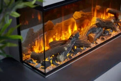 British Fires New Forest 1200 -Heating Equipment Store slate effect