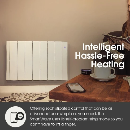Haverland Wi7 SmartWave Self-Programming Electric Radiator - 1100W 7 Haverland Wi7 SmartWave Self-Programming Electric Radiator - 1100W - Image 5