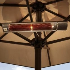 Ecostrad Sunglo Infrared Patio Heater - Silver 2kW With Remote -Heating Equipment Store sunglo lifestyle 2