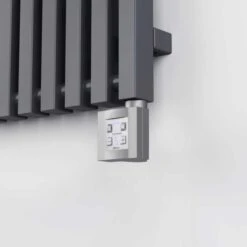 Terma Triga E Designer Electric Radiator - Anthracite 1000w (1280 X 560mm) -Heating Equipment Store triga e modern grey 20 4