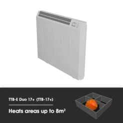 Technotherm TTB-E Duo 17+ WiFi Controlled Storage Heater - 1.7kw -Heating Equipment Store ttb17 heats