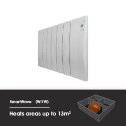 Haverland Wi7 SmartWave Self-Programming Electric Radiator - 1100W 19 Haverland Wi7 SmartWave Self-Programming Electric Radiator - 1100W -Heating Equipment Store wi7w heats